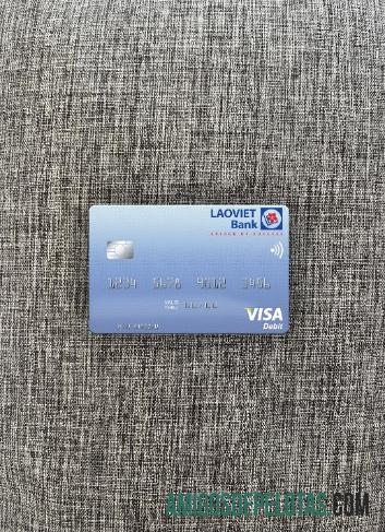 Laos Lao Viet Visa Cartão de Débito Photolook Front modelo